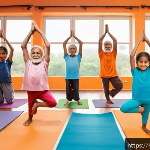 보건소 건강증진 프로그램 후기 - A diverse group of people of all ages participating in a community health center activity: children ...